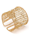Astra Wire-Wrapped Natural Pearl Cuff