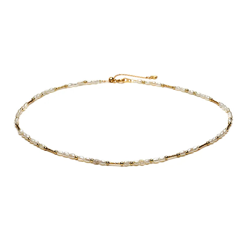 2-Piece Dainty Pearl Jewelry Set
