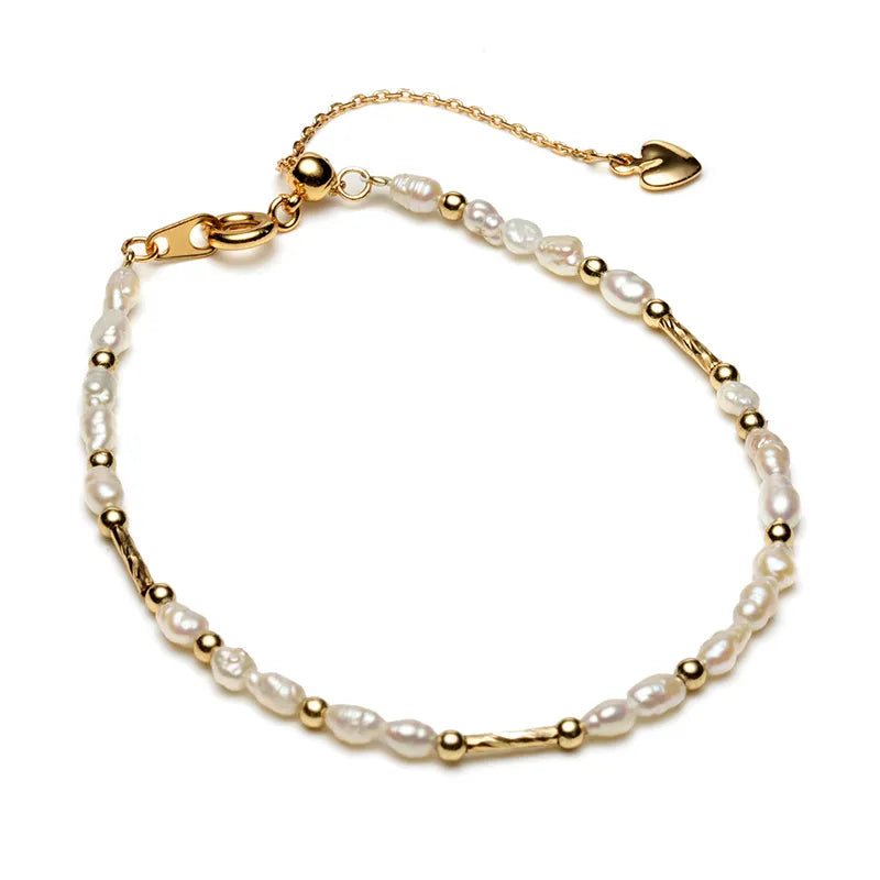 2-Piece Dainty Pearl Jewelry Set
