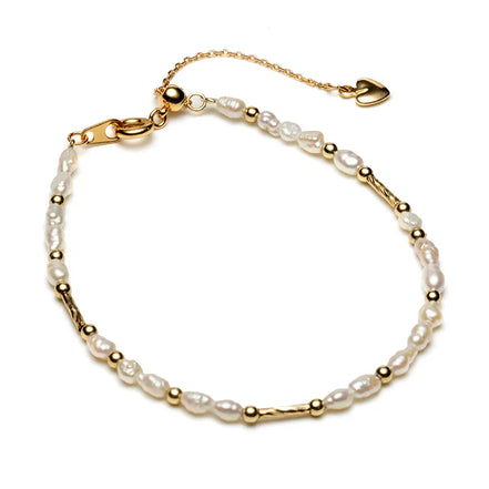 2-Piece Dainty Pearl Jewelry Set