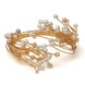 Artisan Wire-Wrapped Pastel Natural Pearl Cuff