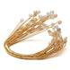 Artisan Wire-Wrapped Pastel Natural Pearl Cuff