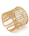 Astra Wire-Wrapped Natural Pearl Cuff