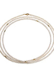 Aura Triple-Strand Natural Pearl Necklace