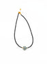 Natural Black Pearl Choker Necklace