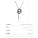 Blue Mabe Pearl Pendant Necklace