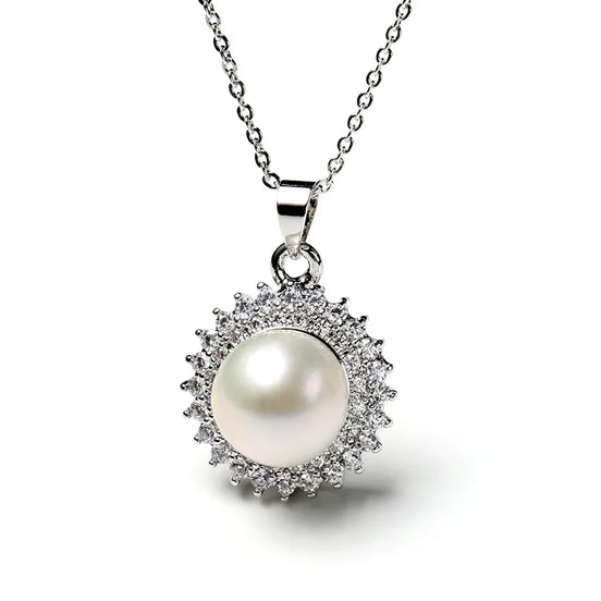 Celestial Pearl Pendant Necklace