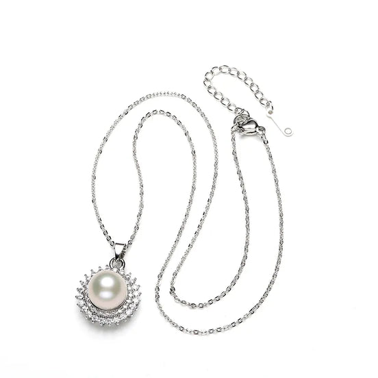 Celestial Pearl Pendant Necklace