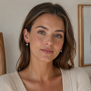Minimalist Gold Hook Pearl Earrings