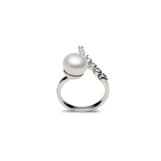 Cosmic Sparkle Natural Pearl Ring