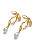 Elegant Bowknot Natural Pearl Jewelry