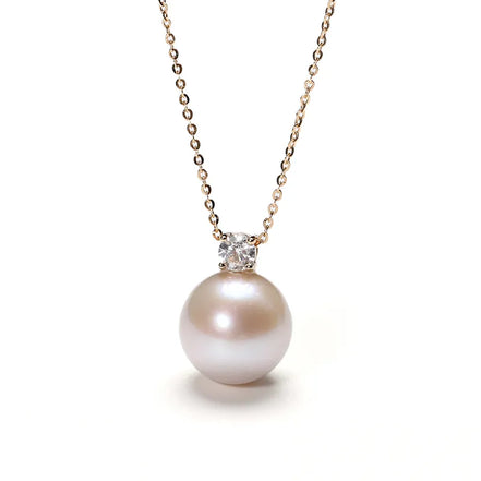 Elegant Round Pearl Necklace