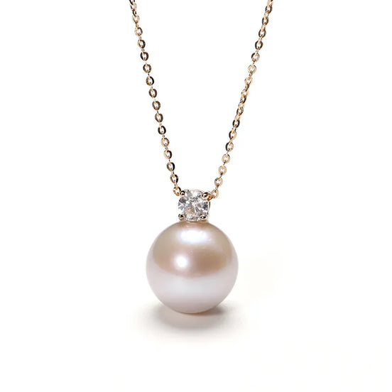 Elegant Round Pearl Necklace