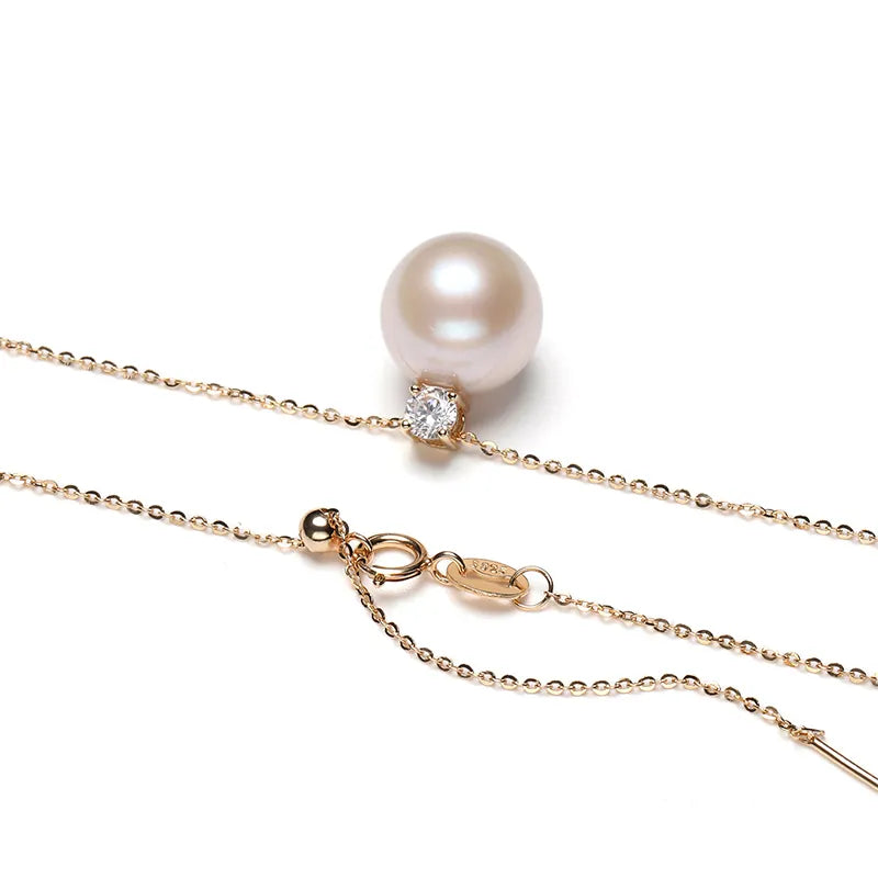 Elegant Round Pearl Necklace