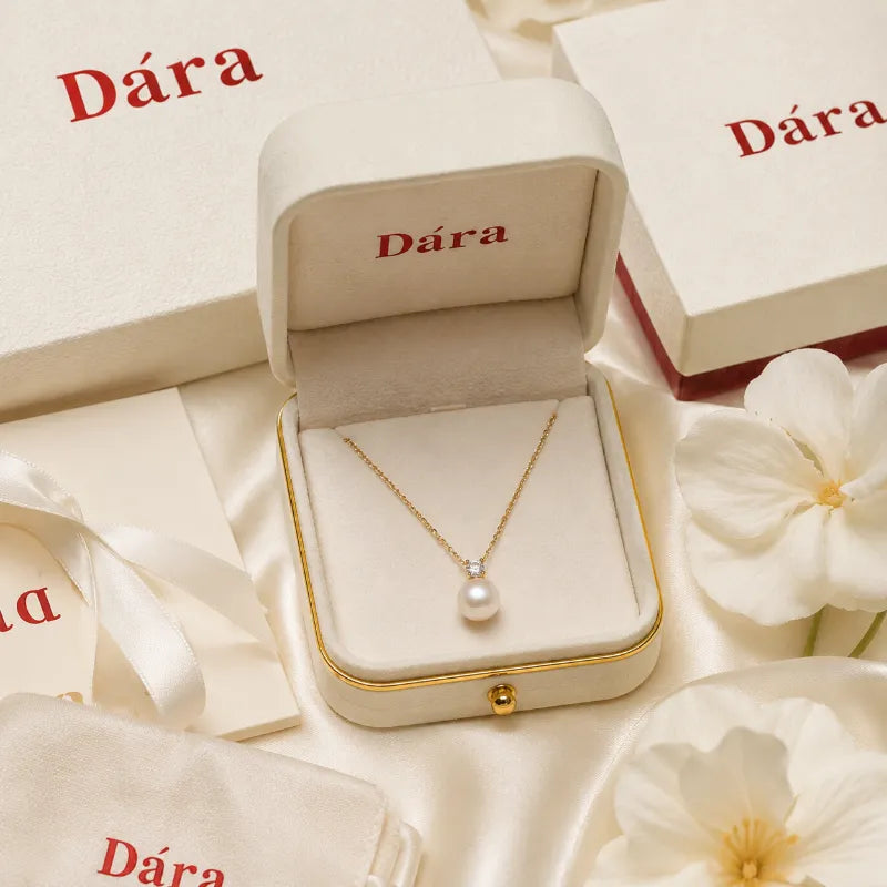Elegant Round Pearl Necklace