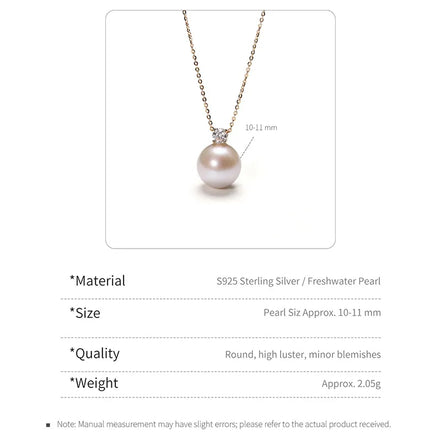Elegant Round Pearl Necklace