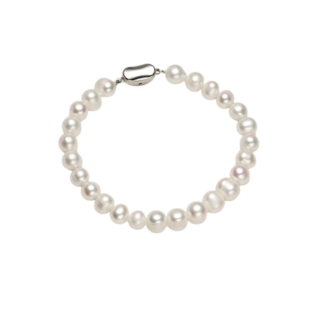 Elysian Classic Natural Pearl Necklace & Bracelet Set