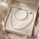 Elysian Classic Natural Pearl Necklace & Bracelet Set