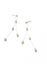 Lyra Floating Natural Pearl Drop Earrings