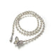 Iris Butterfly Natural Pearl Lariat Necklace