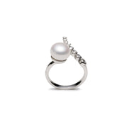 Cosmic Sparkle Natural Pearl Ring