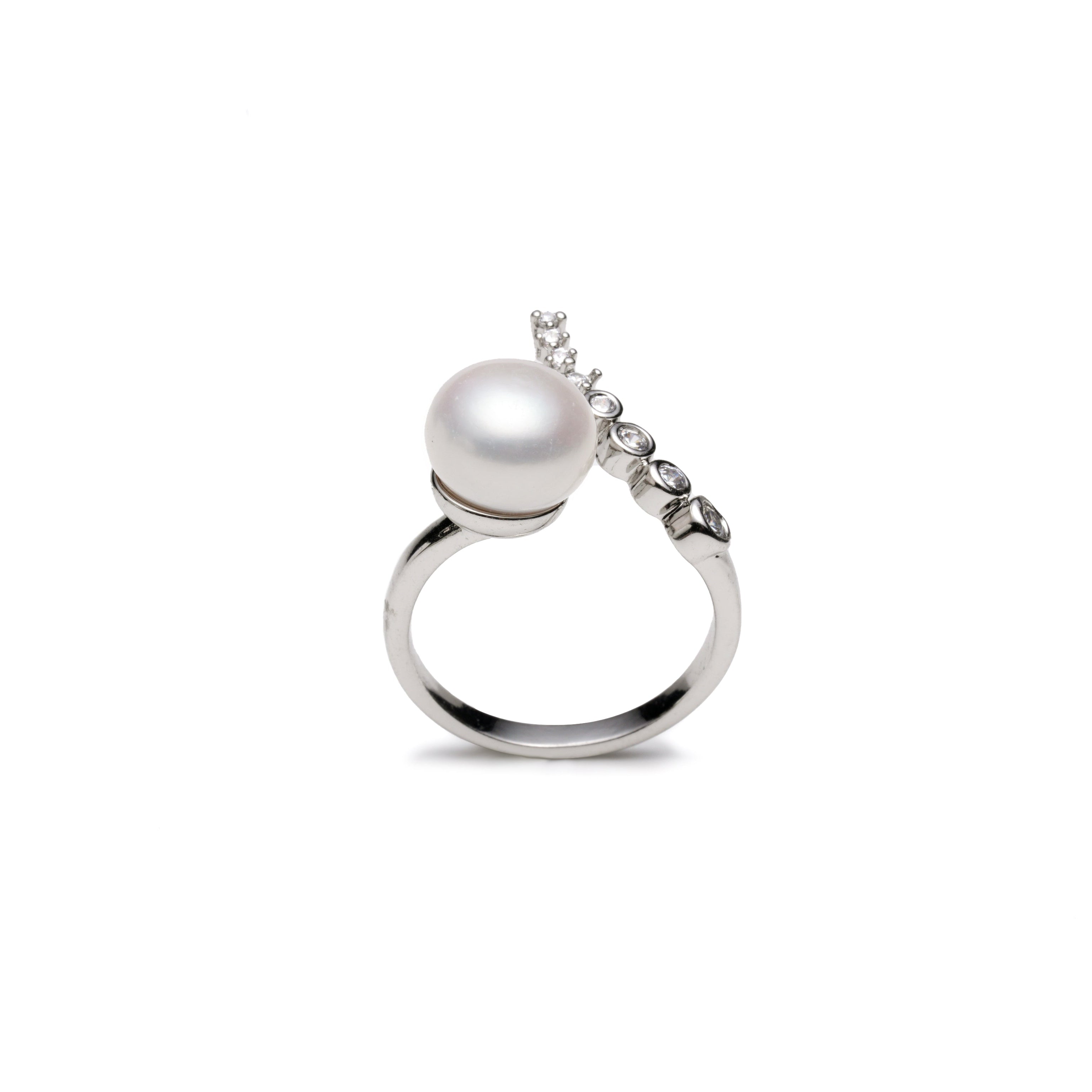 Cosmic Sparkle Natural Pearl Ring