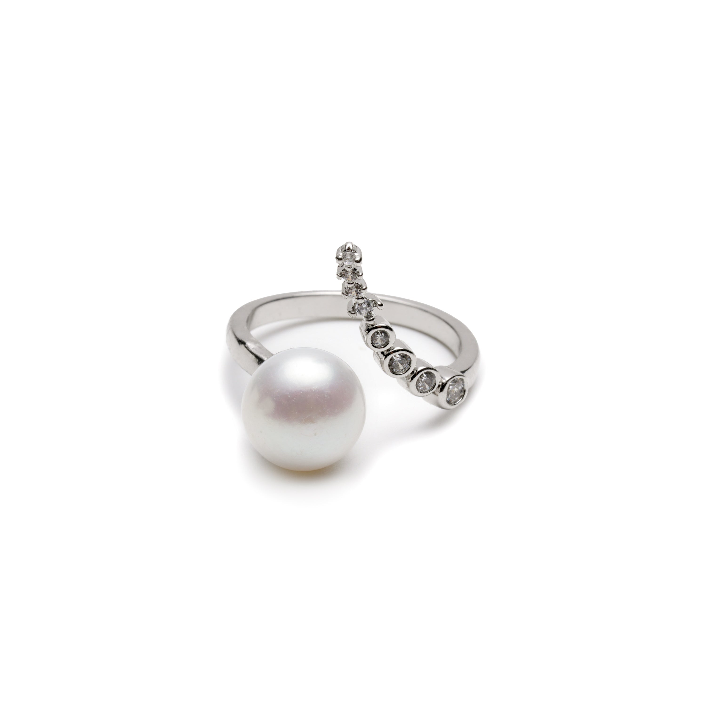 Cosmic Sparkle Natural Pearl Ring