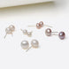 Multi-Size Freshwater Pearl Stud Earrings Set