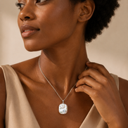 Multigem Embedded Baroque Pearl Necklace