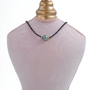 Natural Black Pearl Choker Necklace