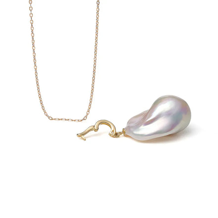 Natural Baroque Pearl Pendant Necklace