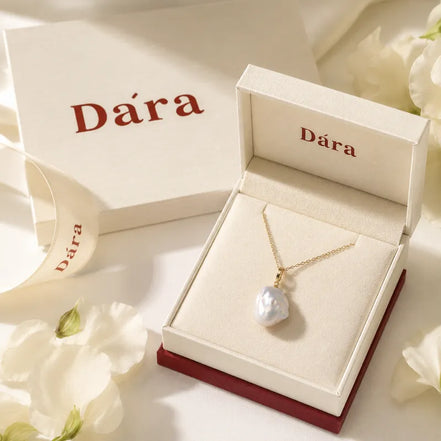 Natural Baroque Pearl Pendant Necklace