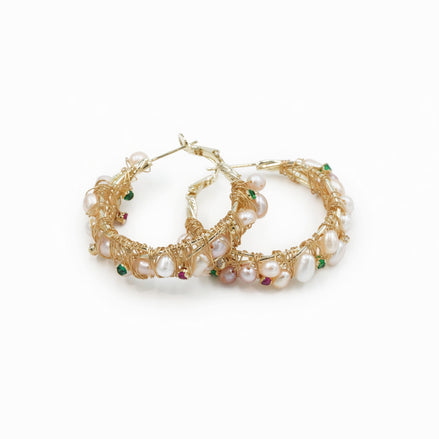 Celestial Nest Large Natural Pearl Ring