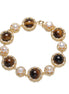 Amara Pearl & Tiger's Eye Vintage Bracelet