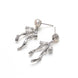 Sculptural Pearl Bow Drop Earrings