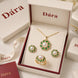 Vintage Floral Pearl Jewelry Set