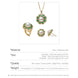 Vintage Floral Pearl Jewelry Set