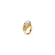 Vintage Gold Baroque Pearl Ring