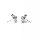 Vintage Halo Pearl Stud Earrings