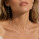 Vintage Illusion Floating Pearl Necklace and Earring Set