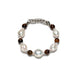 Vintage Silver Baroque Pearl Tiger Eye Bracelet