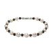 Vintage Silver Baroque Pearl Tiger Eye Choker Necklace