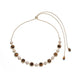 Vintage Tiger's Eye Pearl Necklace