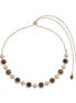 Vintage Tiger's Eye Pearl Necklace
