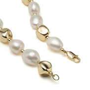 Aura Triple-Strand Natural Pearl Necklace