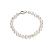 Elysian Classic Natural Pearl Necklace & Bracelet Set