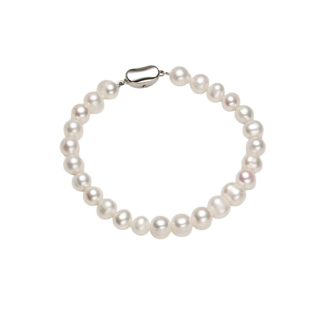 Elysian Classic Natural Pearl Necklace & Bracelet Set