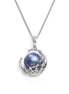 Celestial Moon Grey Pearl Pendant