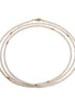 Aura Triple-Strand Natural Pearl Necklace