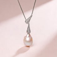 Freshwater Baroque Pearl Necklace Sweater Chain
